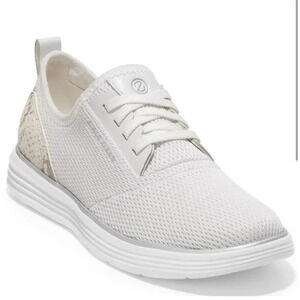 Cole Haan Grandsport Journey Women’s White Snake Sneakers Grand W23315 Size 7.5